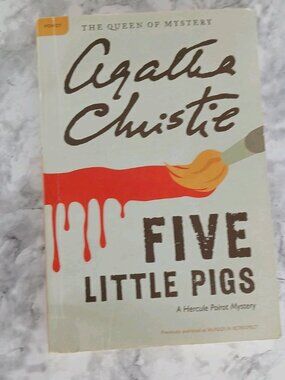 Agatha Christie Five Little Pigs Paperback Hercule Poirot Mystery Harper